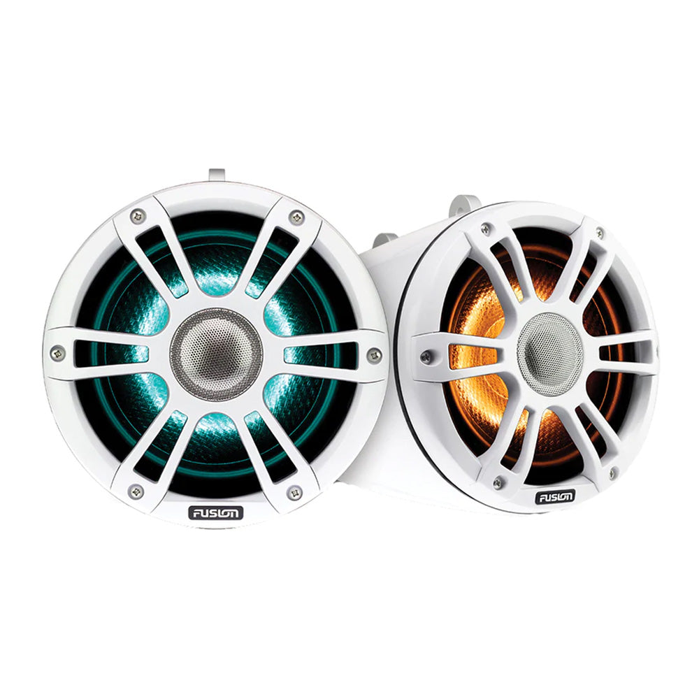 Fusion 6.5" Tower Speaker White With Crgbw Lighting Sg-Flt652Spw