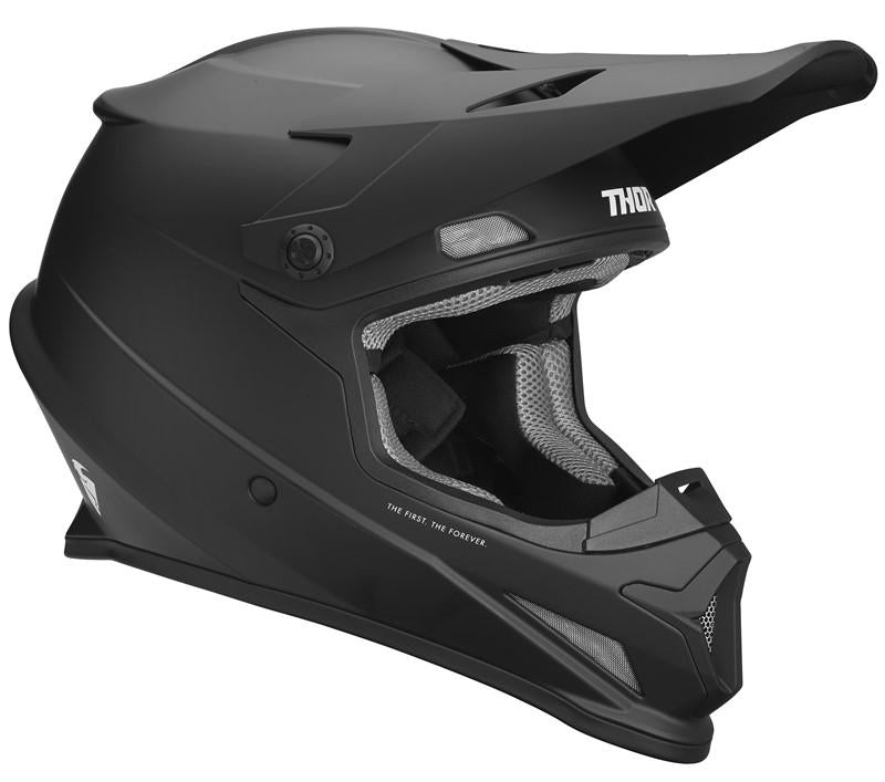 Helmet S23 Thor Mx Sector Blackout Matte Black Small