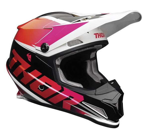 Helmet S23 Thor Mx Sector Fader Orange Magenta Large