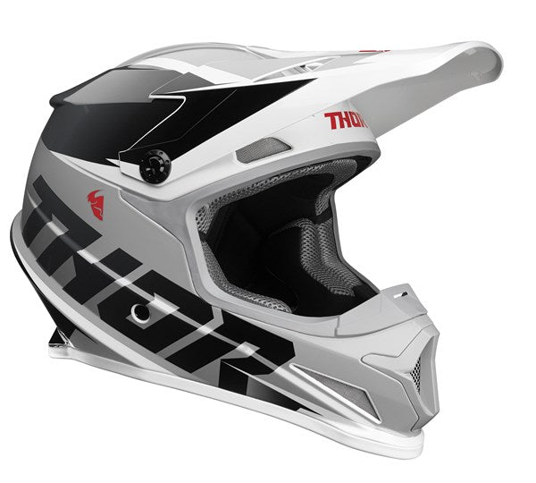 Helmet S23 Thor Mx Sector Fader Black White Small