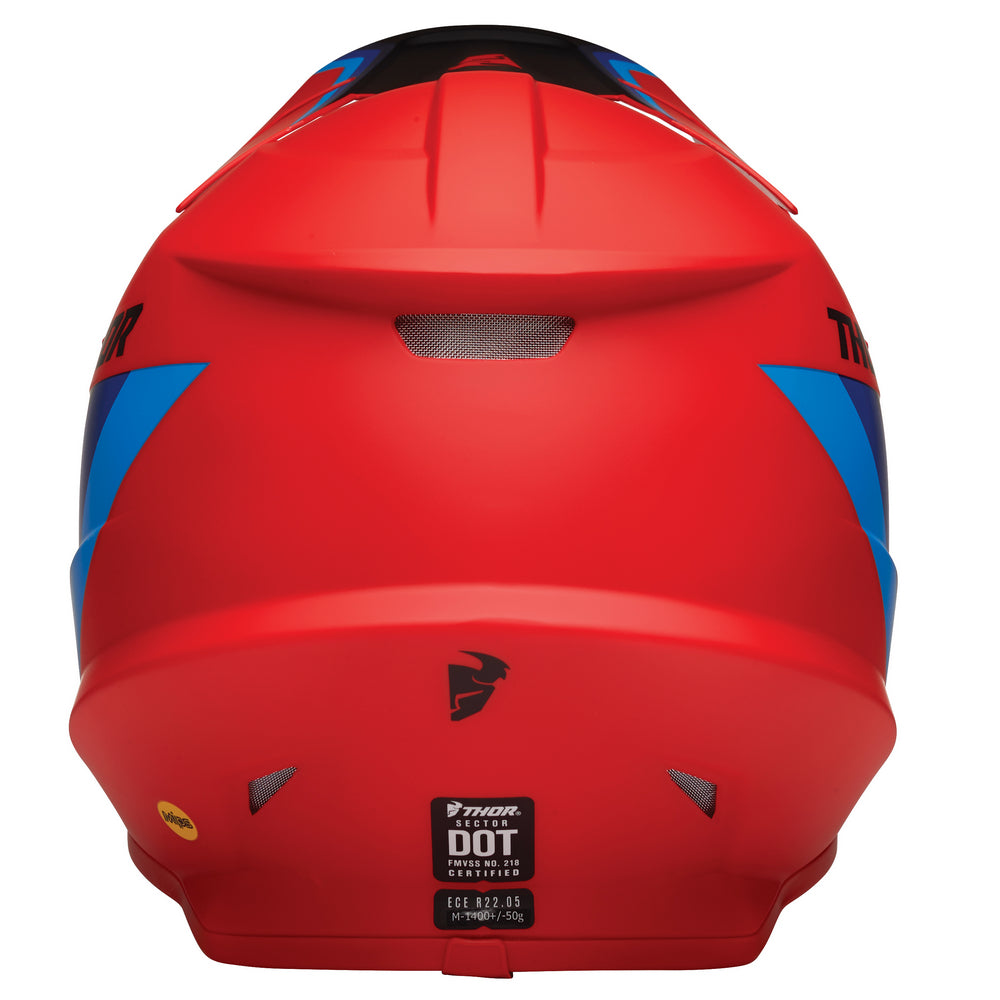 Helmet S23 Thor Mx Sector Runner Mips Red Blue Medium