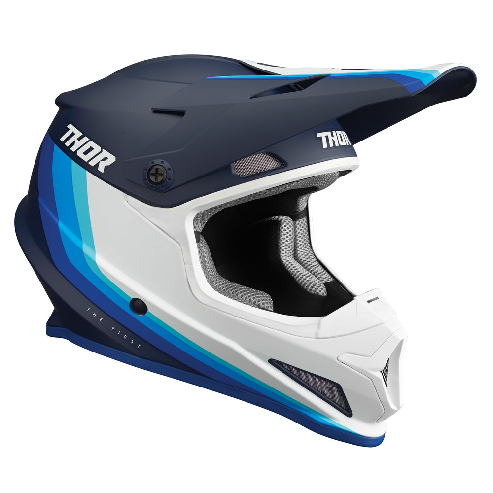 Helmet S23 Thor Mx Sector Runner Mips Navy White 2Xl