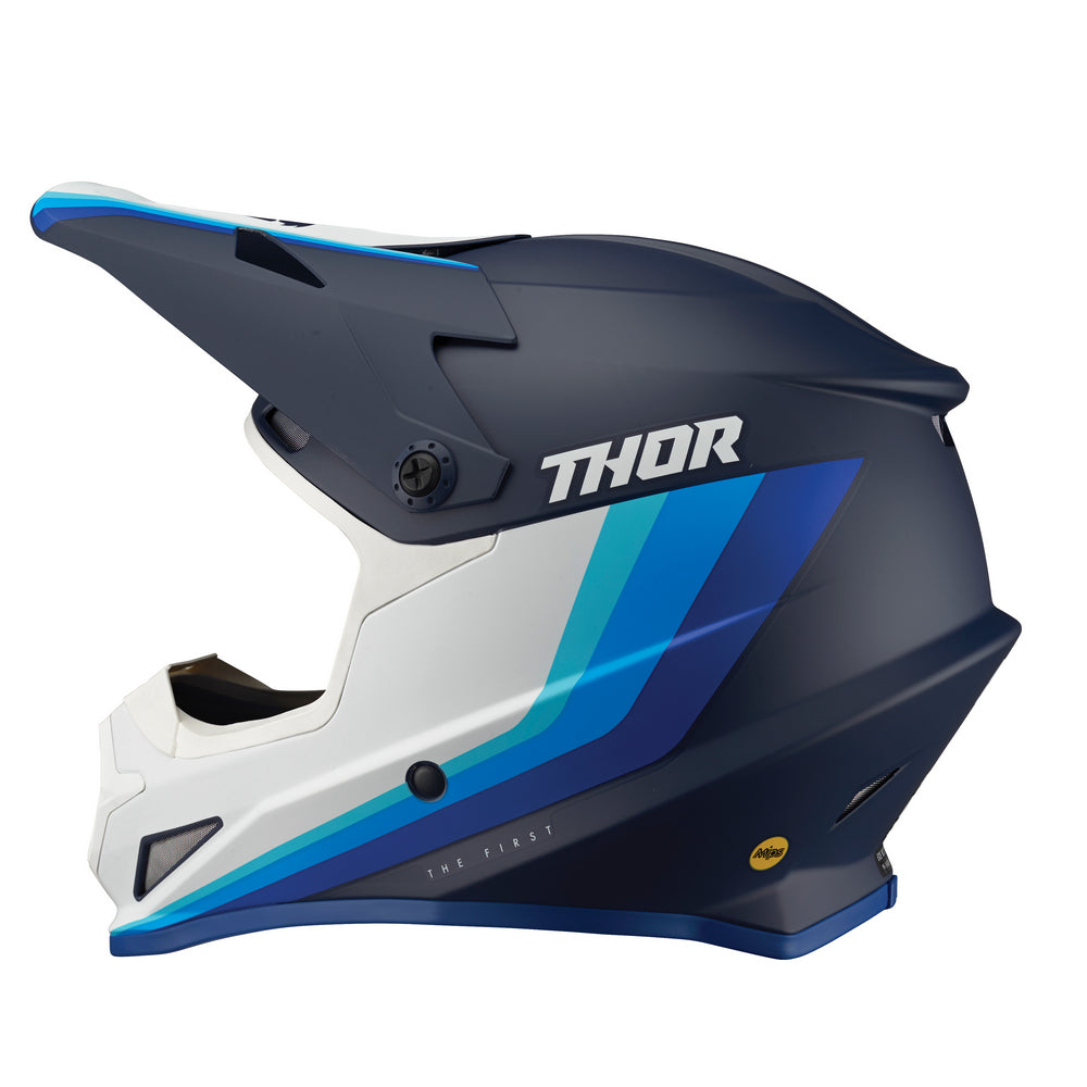 Helmet S23 Thor Mx Sector Runner Mips Navy White 2Xl