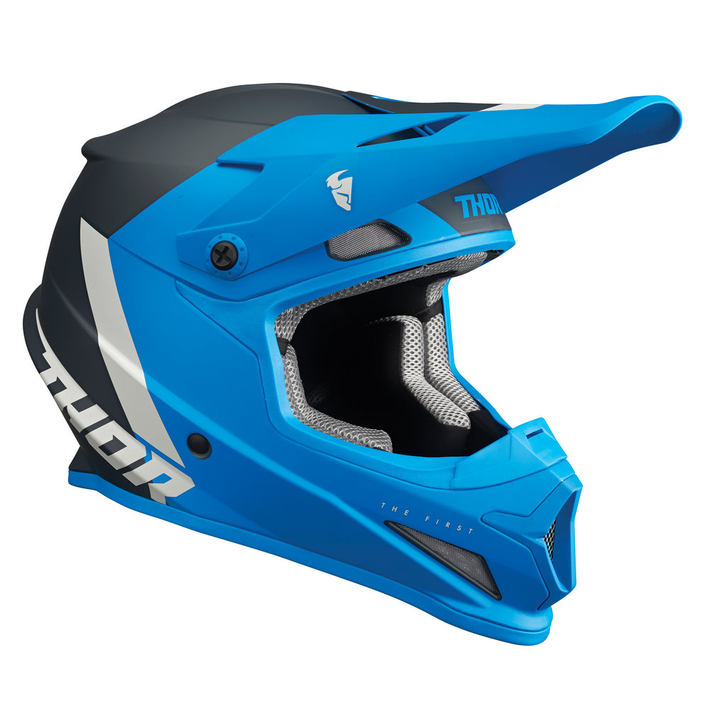 Helmet S23 Thor Mx Sector Chevron Blue/Light Grey Xs