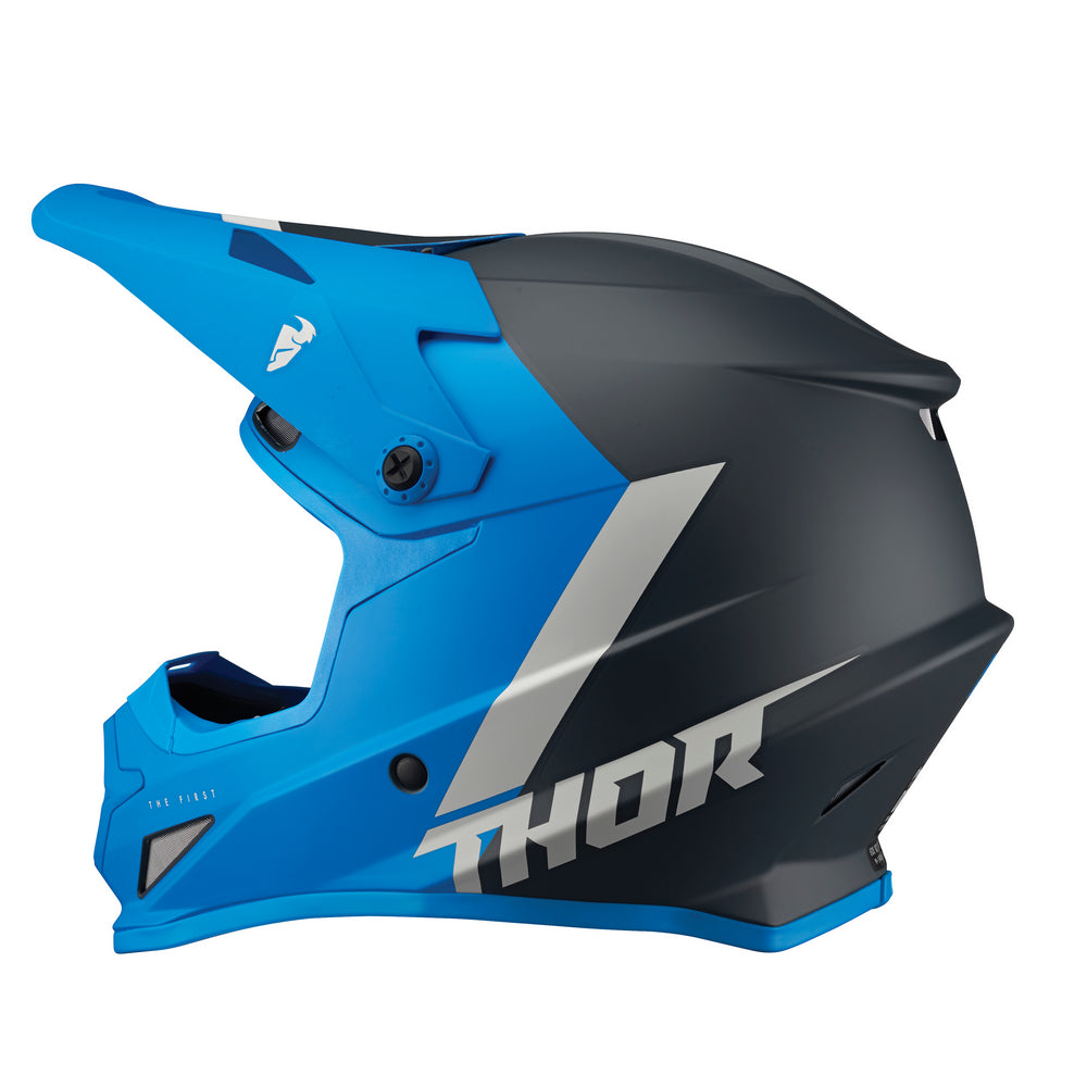 Helmet S23 Thor Mx Sector Chevron Blue/Light Grey Large