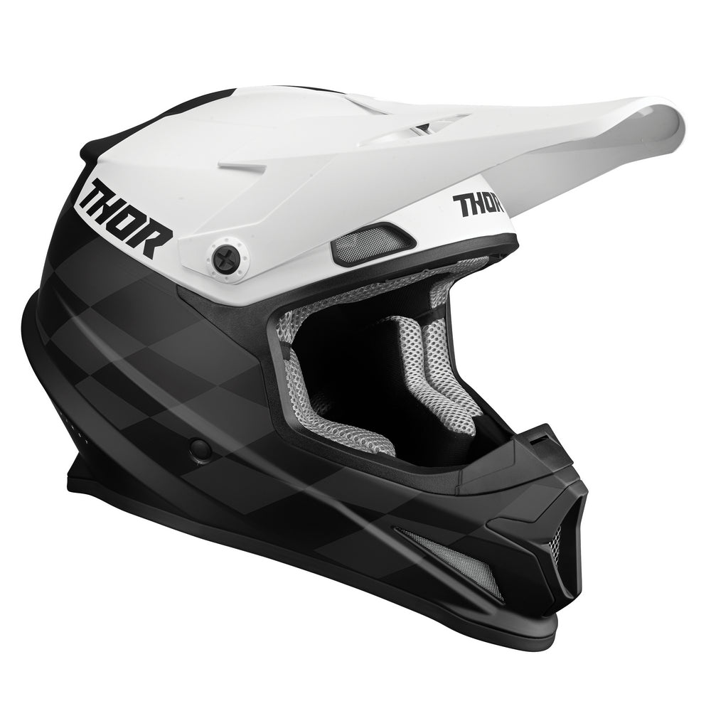 Helmet S23 Thor Mx Sector Birdrock Black/White Xl