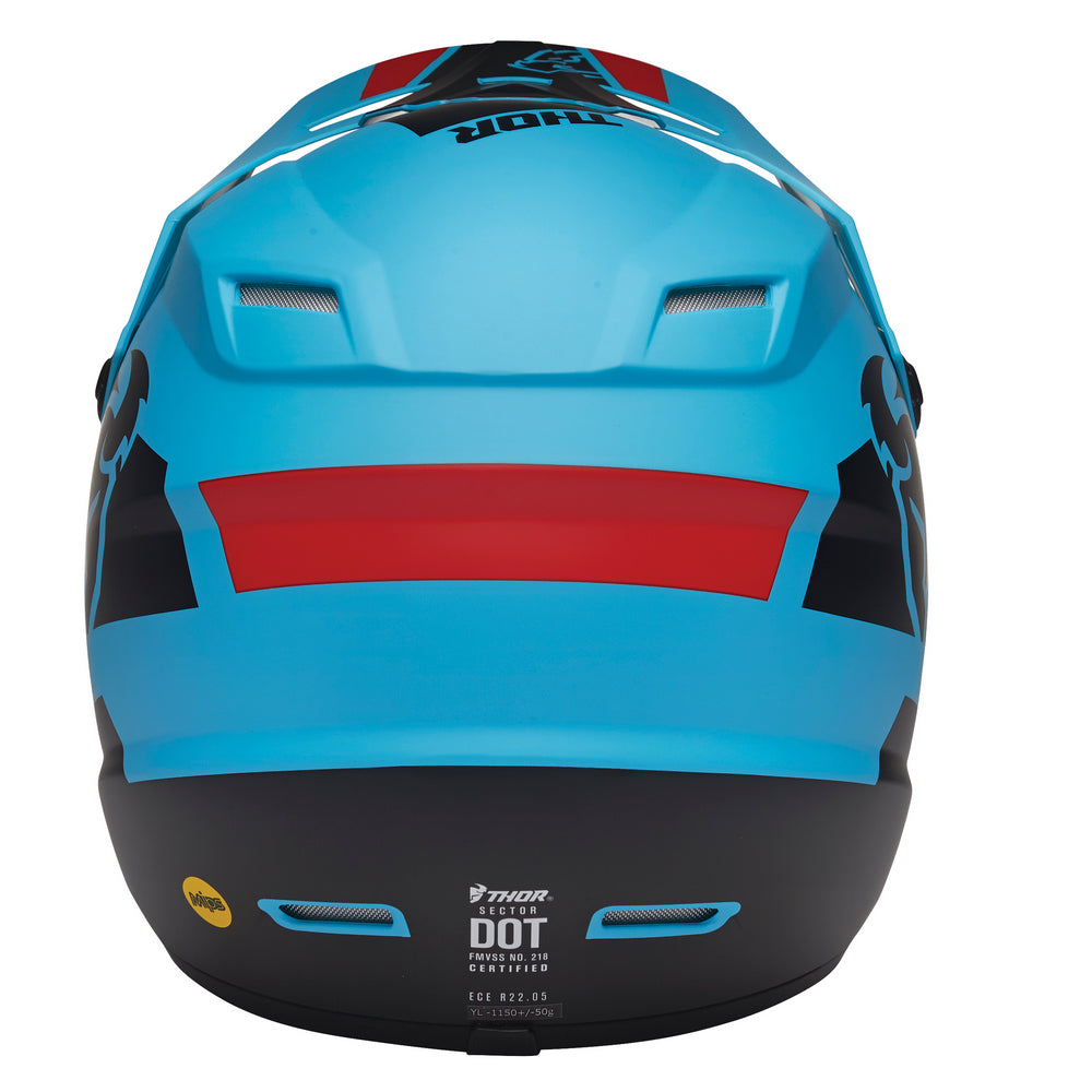 Helmet S23Y Thor Mx Sector Split Mips Blue Black Youth Large