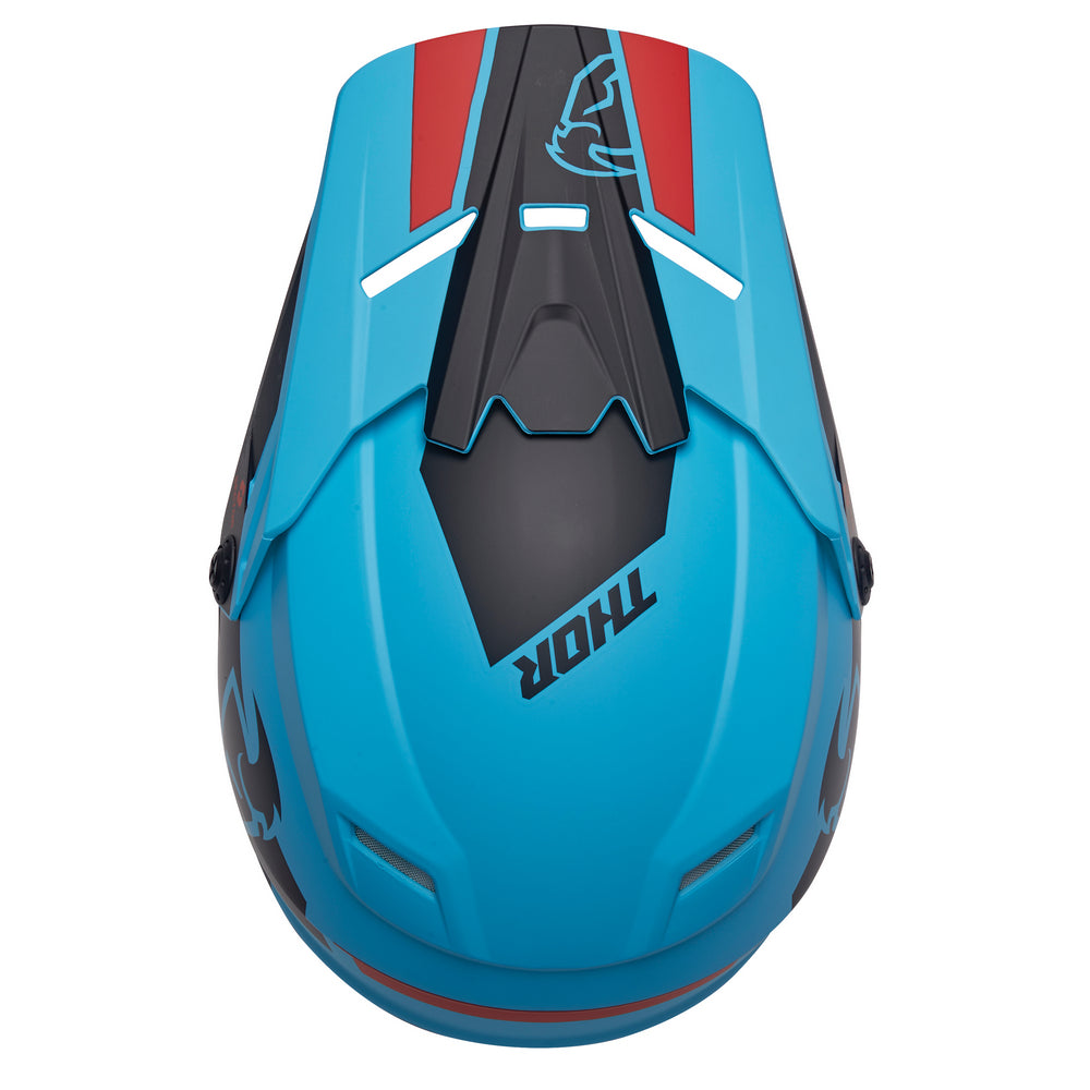 Helmet S23Y Thor Mx Sector Split Mips Blue Black Youth Large