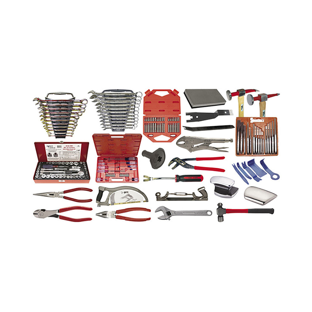 T&E Tools 182-Pc. Panel Beaters Tool Kit