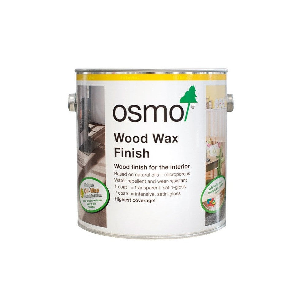 Osmo Woodwax Finish Transparent - 3188 Snow, 2.5L