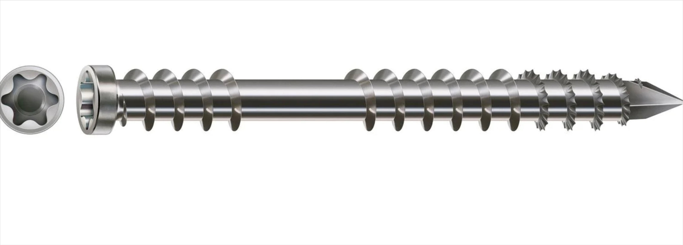 Spax Outdoor Decking Screw Diameter 5Mm, Length 60Mm Stainless Steel