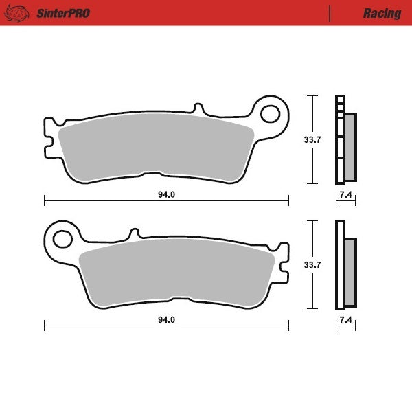 Brake Pads Front Moto Master Pro Sintered Yamaha Yz450F 20-21