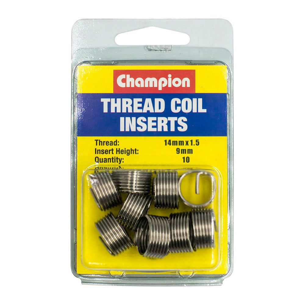 Champion M14 X 1.50 X 9Mm Thread Insert Refills -10Pk