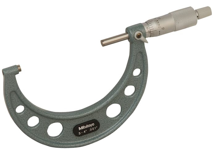 Mitutoyo Outside Micrometer 3-4" X .001"