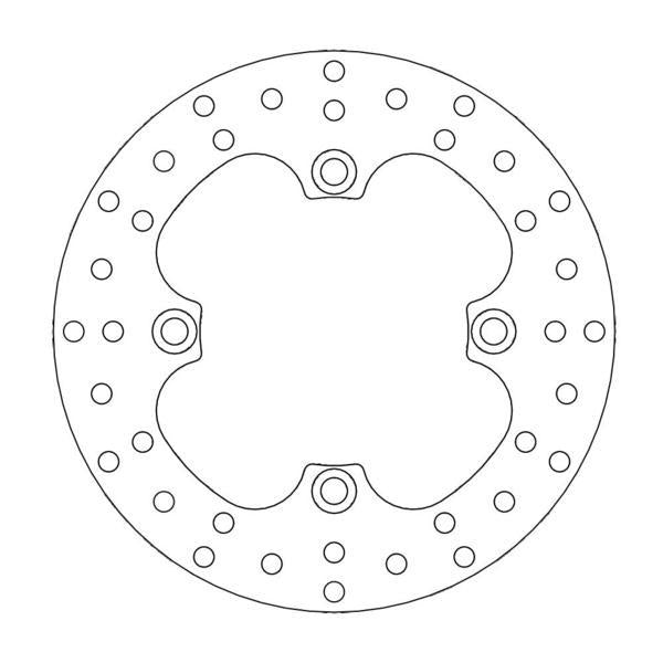 Brake Rotor Rear Moto Master Round Honda Suzuki