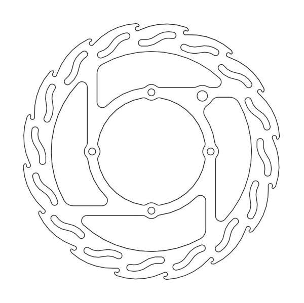 Brake Disc Front Moto Master Flame 240Mm Gas Gas Mc85 2021 Husqvarna