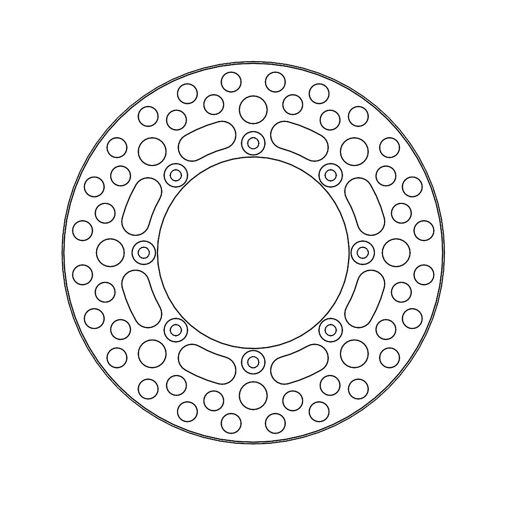 Brake Disc Rear Moto Master Vintage Kawasaki Kx125 Kx250 Kx500 86-88