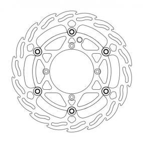 Brake Disc Front Moto Master Flame Oversized 260Mm Husqvarna Tc85 14-21 Ktm 85Sx 12-21