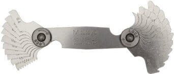 Mitutoyo Thread Gauge 0.4-7Mm Metric