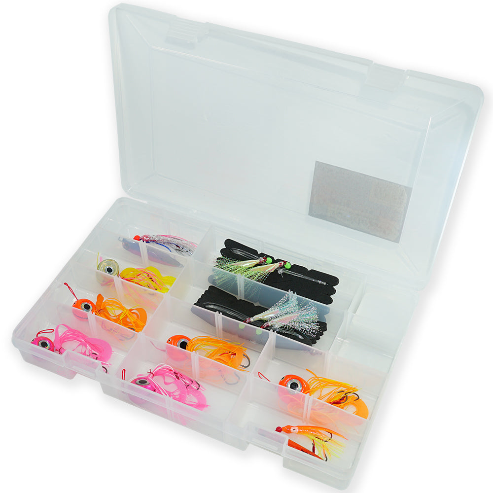 Tacklepro 10Pc Fishing Lure Assortement W/ Tackle Box