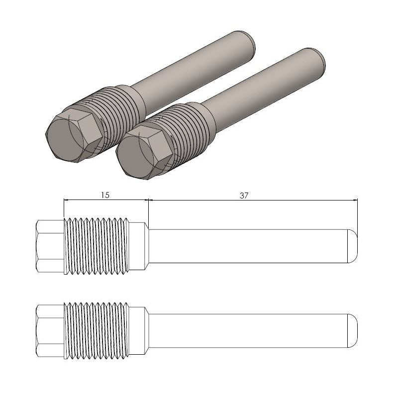 Brake Pad Pin Moto Master For Motomaster Caliper 210103