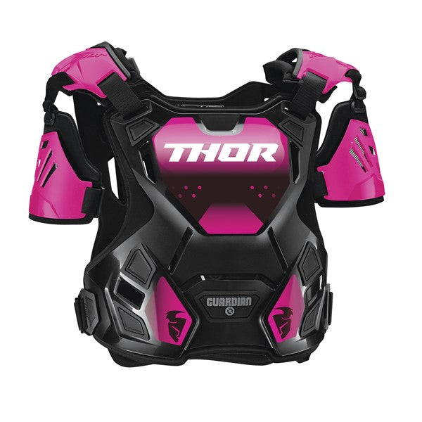 Thor Mx Chest Protector Guardian Womens One Size 85-95Cm Chest Black/Pink