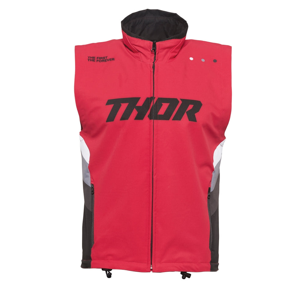Vest Thor Mx S23 Warmup Red/Black 2Xl