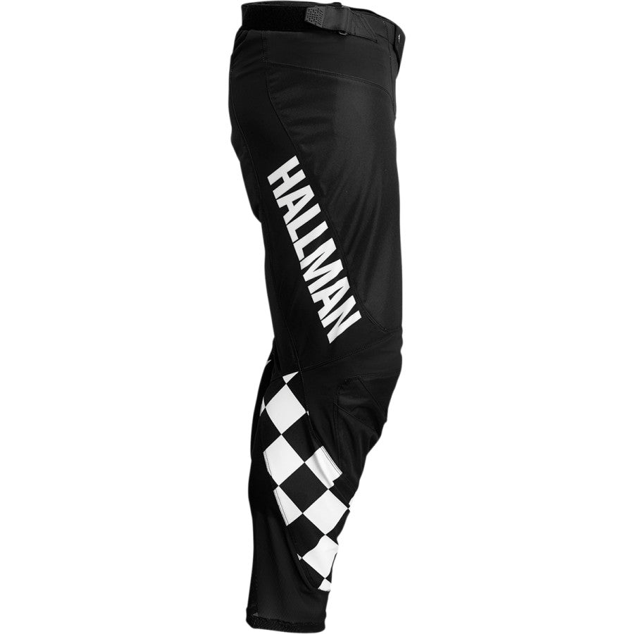 Pants S23 Hallman Differ Cheq Black/White 36 Inch