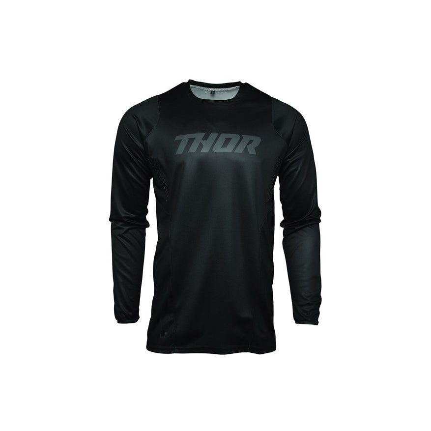 Maglia Motocross THOR MX Pulse Blackout – Nera – Uomo Manica Lunga - Foto 3