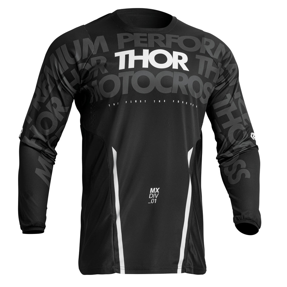 Jersey S23 Thor Mx Pulse Mono Black/White Small