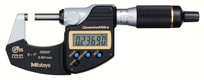 Mitutoyo Quantumike 0-1"/25Mm Ip65 Coolant Proof Without Data Output