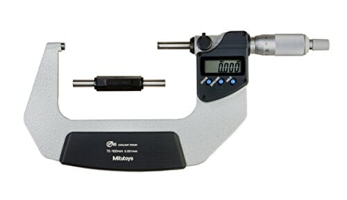 Mitutoyo Digimatic Micrometer 75-100Mm Ip65 Coolant Proof Without Data Output
