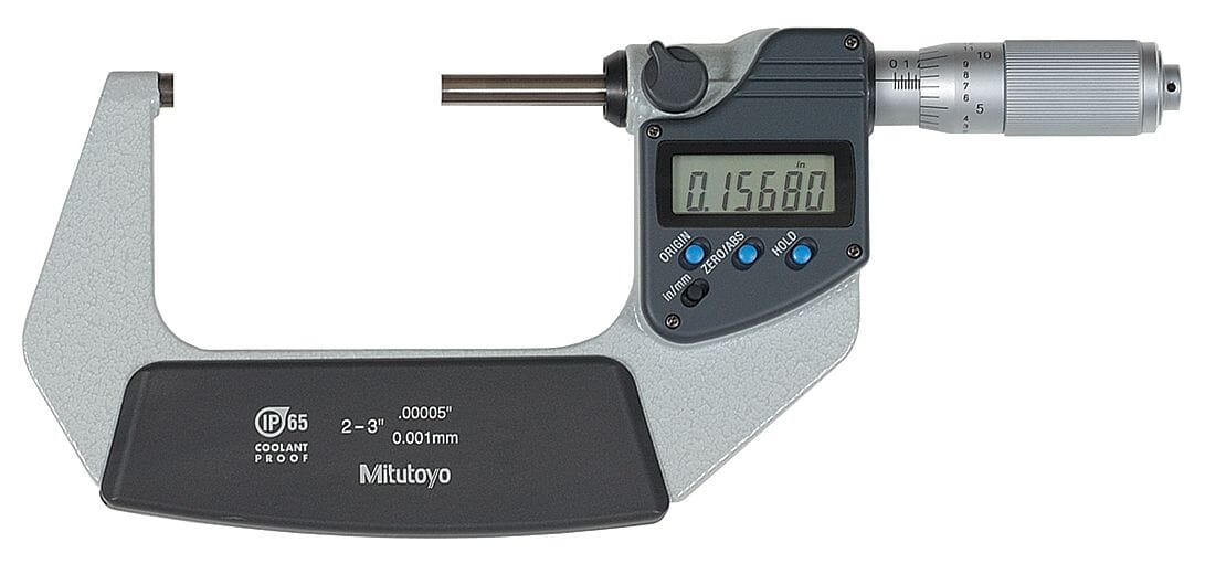 Mitutoyo Digimatic Micrometer 2-3"/50-75Mm Ip65 Coolant Proof With Data Output