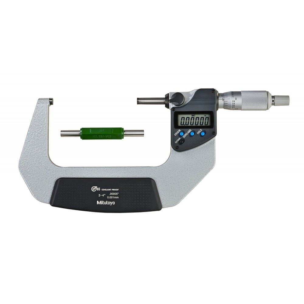 Mitutoyo Digimatic Micrometer 3-4"/75-100Mm Ip65 Coolant Proof Without Data Output