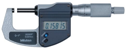 Mitutoyo Digimatic Micrometer 0-1"/25Mm Basic Model