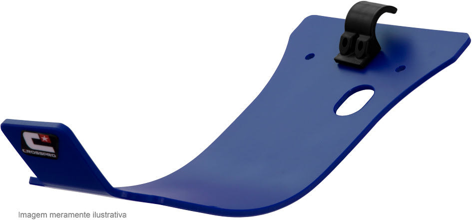 *Glide Plate Crosspro Dtc Plastic Kx450F 12-15 Blue