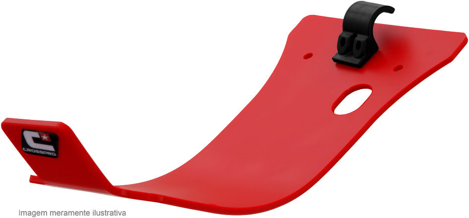 *Glide Plate Crosspro Dtc Plastic Crf450R Crf450Rx 17-18 Red