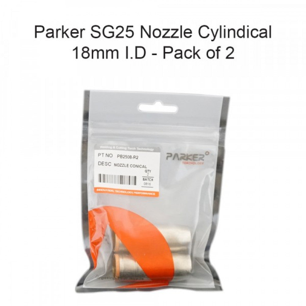 Parker Sg25 Nozzle Cylindrical Pack Of 2