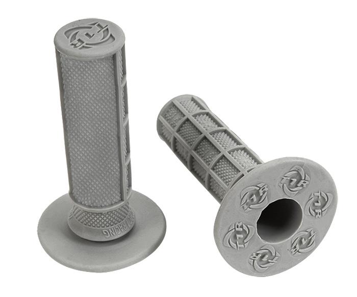 Torc1 Hole Shot Grips Mx Waffle Medium Compound Grey Includes Grip Glue
