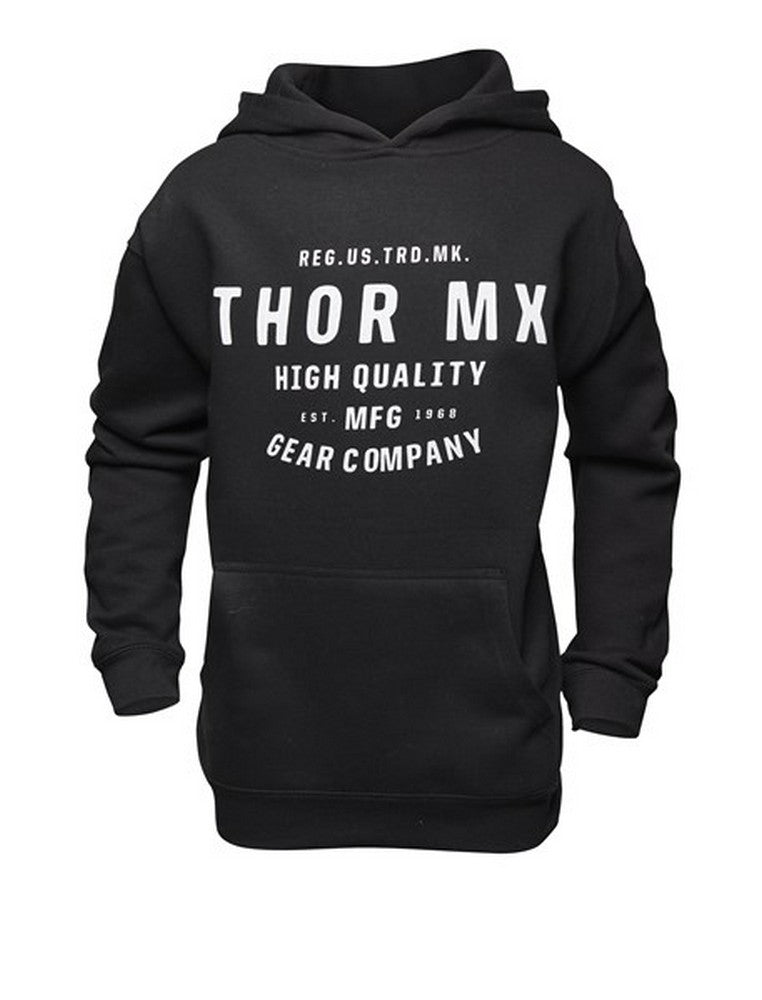 Hoody Thor Mx Crafted Black Youth Medium