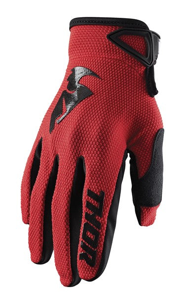 Glove S23 Thor Mx Sector Red Small ##