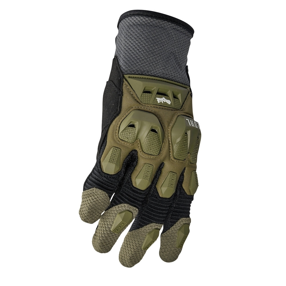 Glove S23 Thor Mx Terrain Army Charcoal Xs