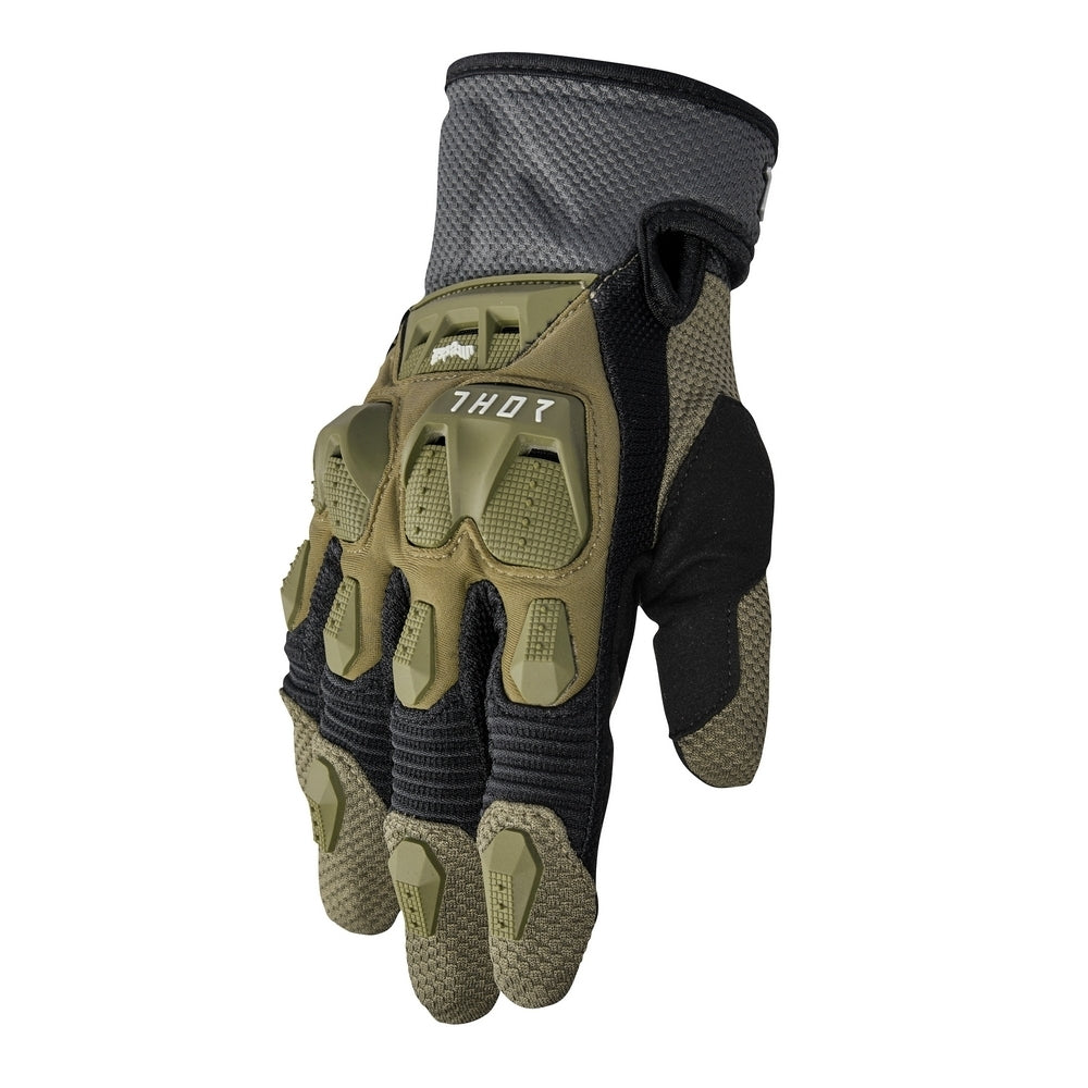 Glove S23 Thor Mx Terrain Army Charcoal Xs