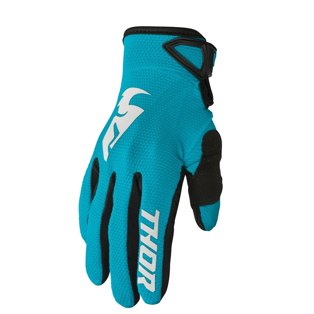 Glove S23 Thor Mx Sector Women Aqua/White Large