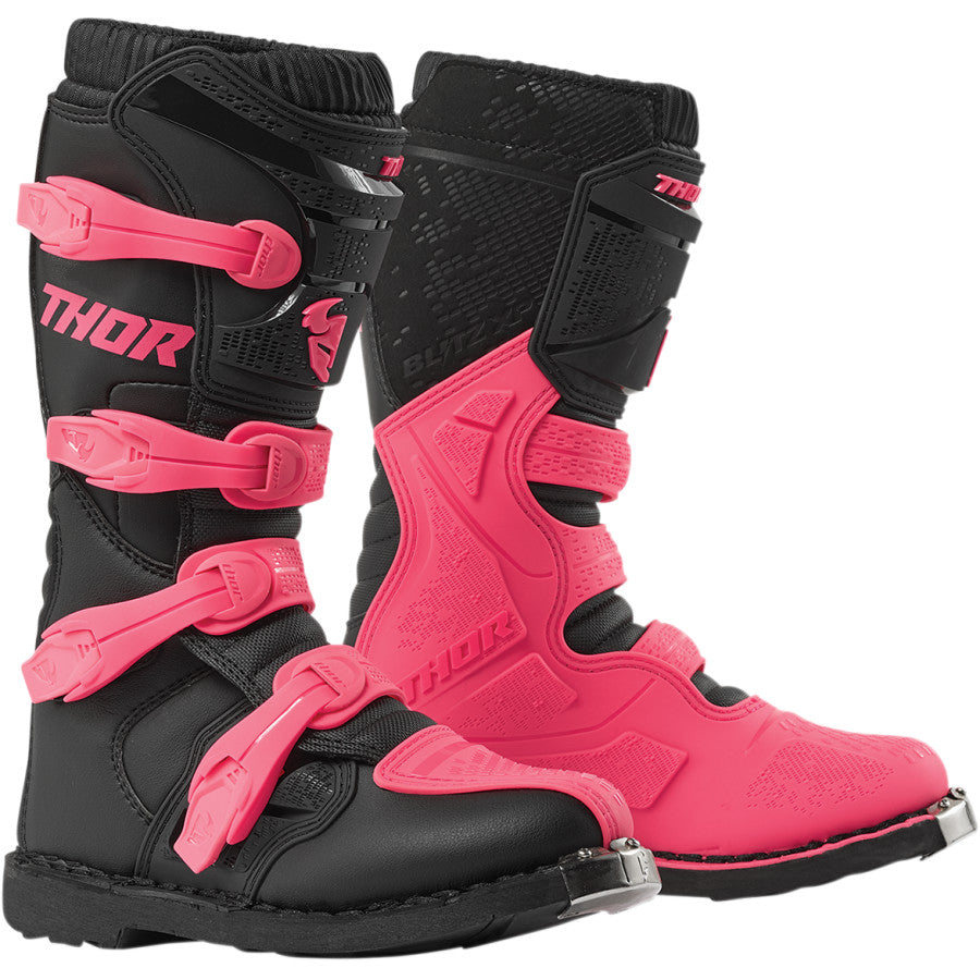 Motorcross Boots Thor Mx Blitz Xp Womens Black Pink Size 5