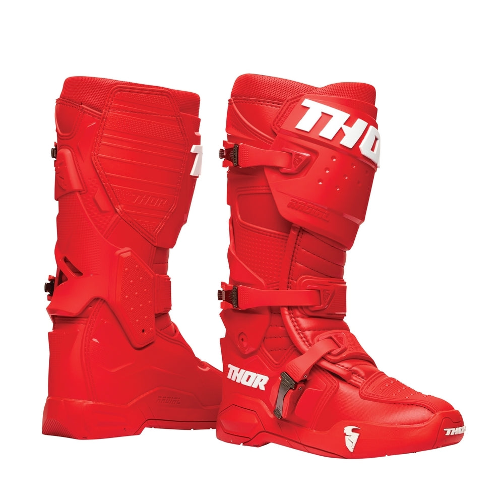 Motorcross Boots Thor Mx Radial Mens Red Size 12