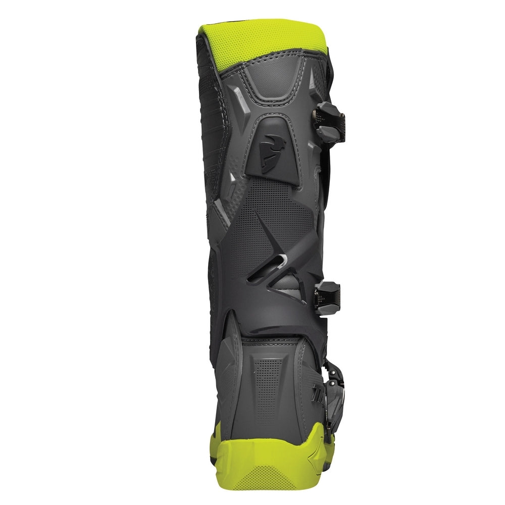 Motorcross Boots Thor Mx Radial Mens Grey Fluro Yellow Size 12