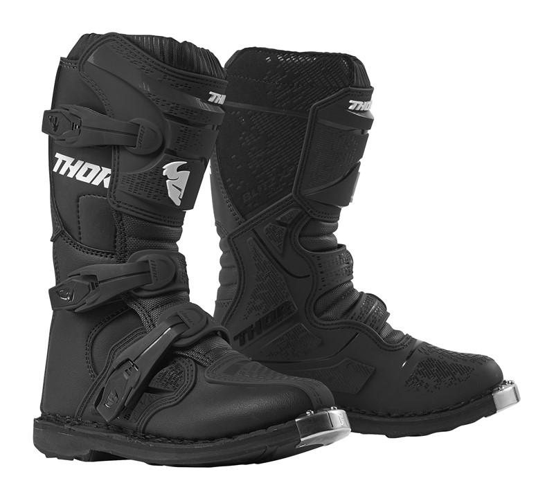 Motorcross Boots Thor Mx Blitz Xp Youth Black Size 1