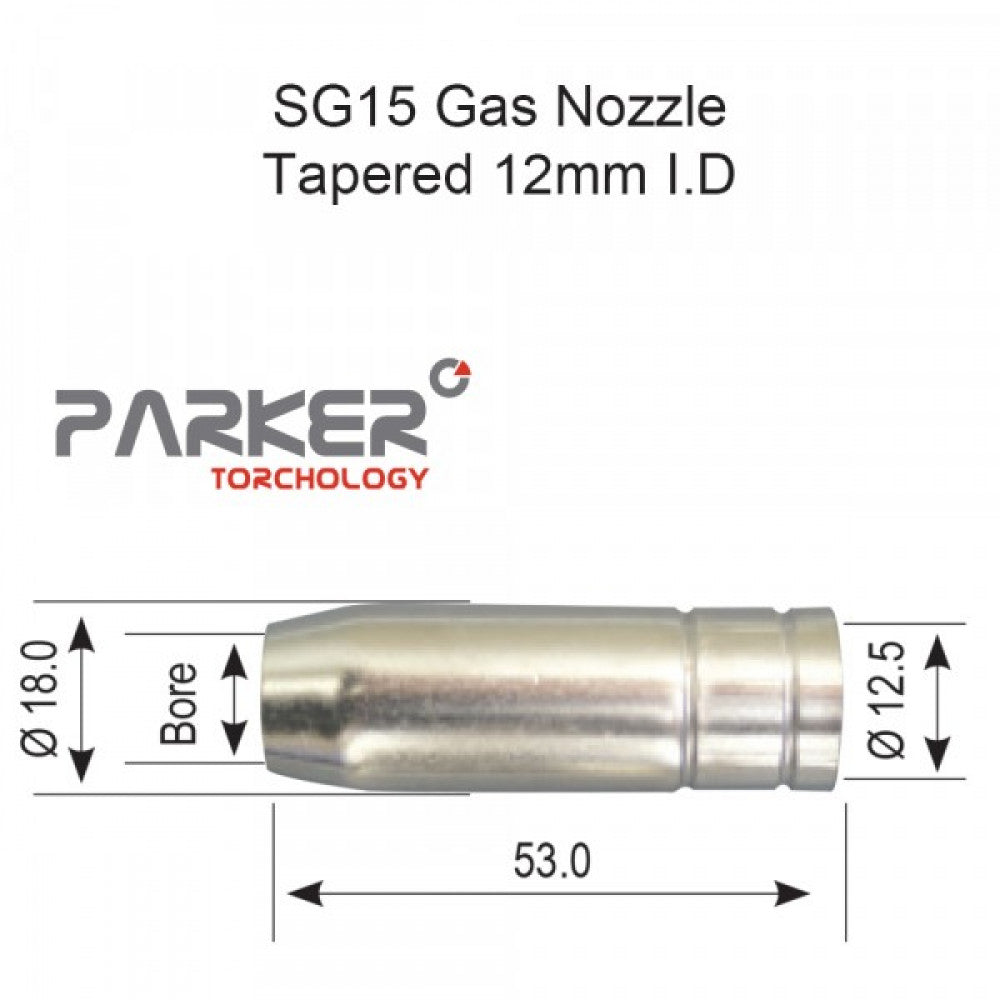 Parker Sg15 Nozzle Tapered Pack Of 2