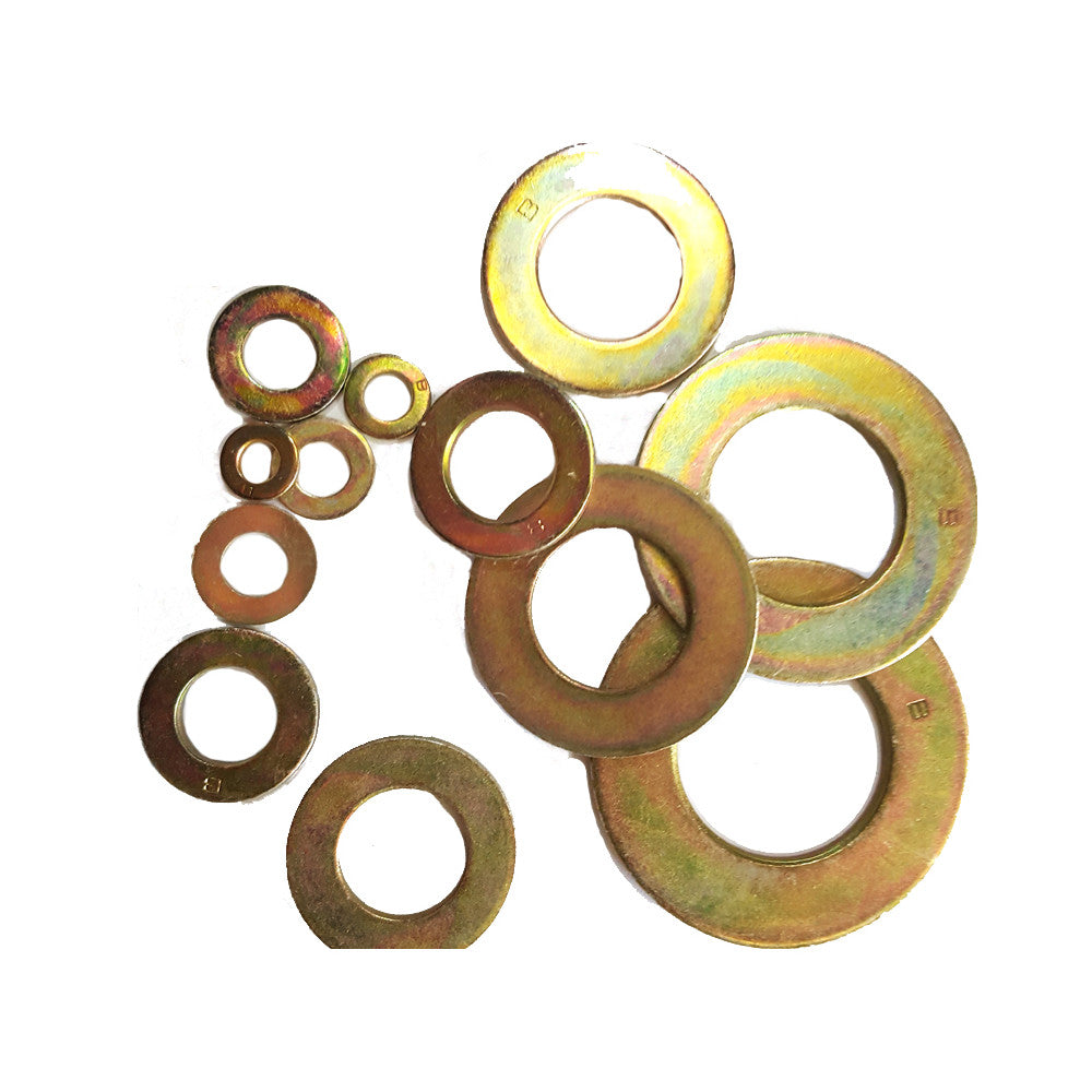 Hard Flat Washer F436  X 2 X 5 Pc Z/Yellow